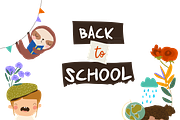 Happy Children with School Equipment, an Education Illustration by Maria Starus (Thumbnail 2 of 3)