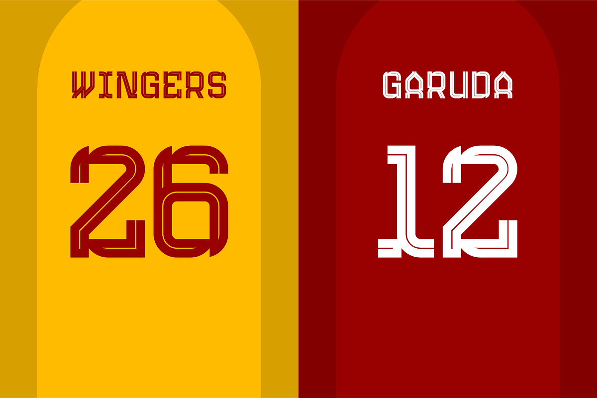 Wingers, a Sans Serif Font by KURO (Photo 5 of 6)