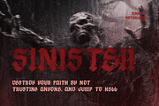 Ghostero - Horror Display, a Font by Pandeka Studio (Thumbnail 2 of 12)