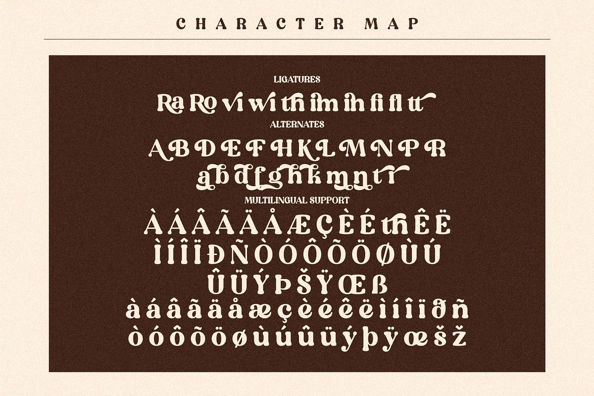 Devitta Classy Bold Serif Font, a Script Font by Storytype Studio (Photo 7 of 8)