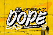 Brockline - Stylish Graffiti Brush, a Handwritten Font by ikiiko (Thumbnail 4 of 7)