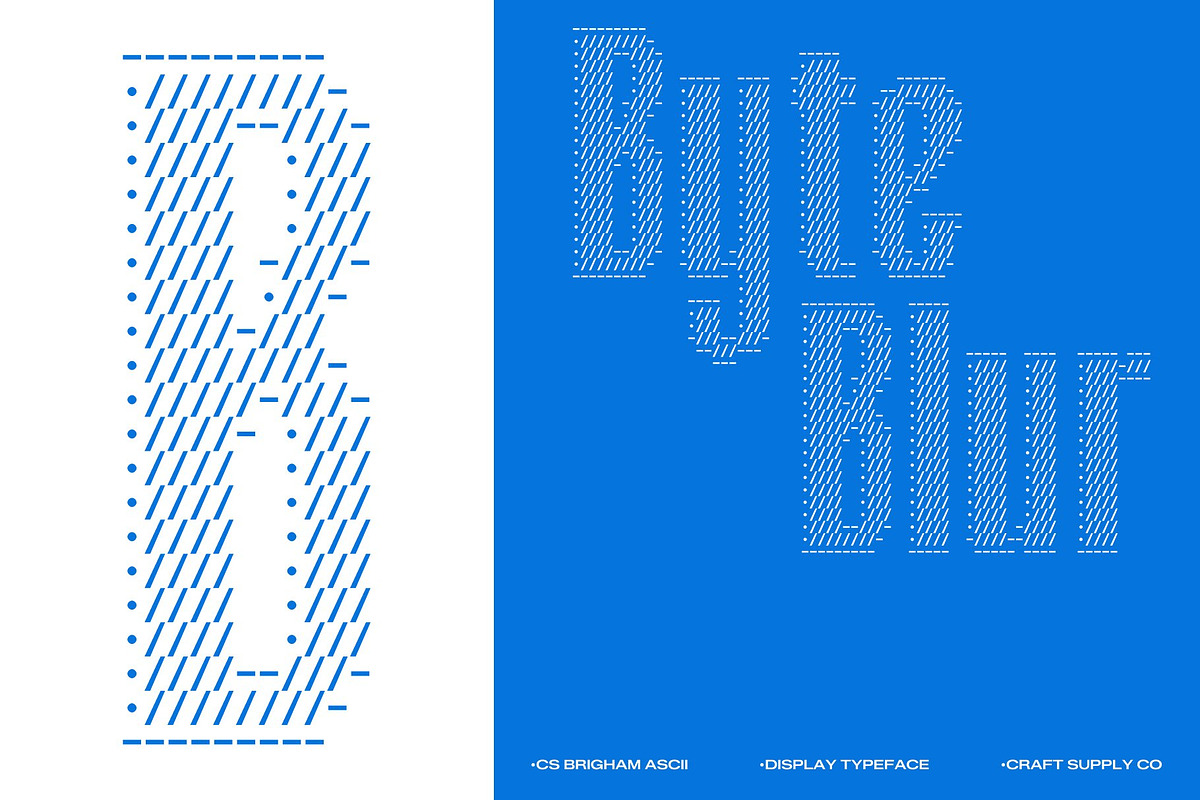 CS Brigham Ascii, a Sans Serif Font by Craft Supply Co. (Photo 5 of 8)