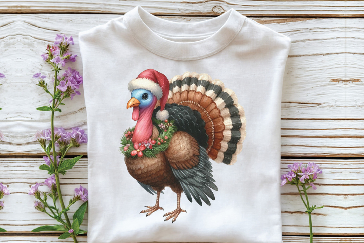 Cute Christmas Farm Animals Clipart, an Illustration by CraftArtStudio (Photo 5 of 6)