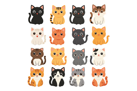 Kittys young cute animals in cartoon, an Animal Illustration by Onyx