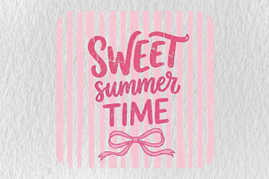 Coquette Bow Summer Sublimation, a Seasonal Illustration by DreamPrint404