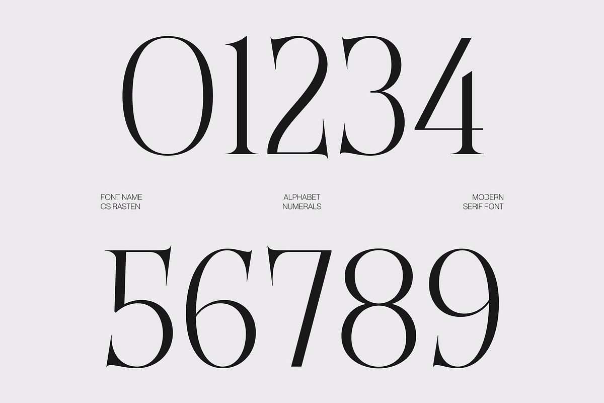 CS Rasten– Modern Serif Font, a Serif Font by Craft Supply Co. (Photo 5 of 8)