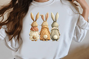 Hand-Drawn Easter Bunnies Clipart, an Illustration by Designworld (Thumbnail 6 of 7)