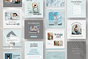Wellness Instagram Post Templates, a Social Media Template by DigiPax (Thumbnail 6 of 10)
