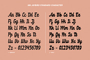 MN Jaybird - Bold Retro Script Font, a Script Font by Mantra Naga (Thumbnail 6 of 18)