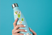 Cute Kawaii Matcha Sticker Set, an Illustration by Dori Debreceni draws (Thumbnail 4 of 6)