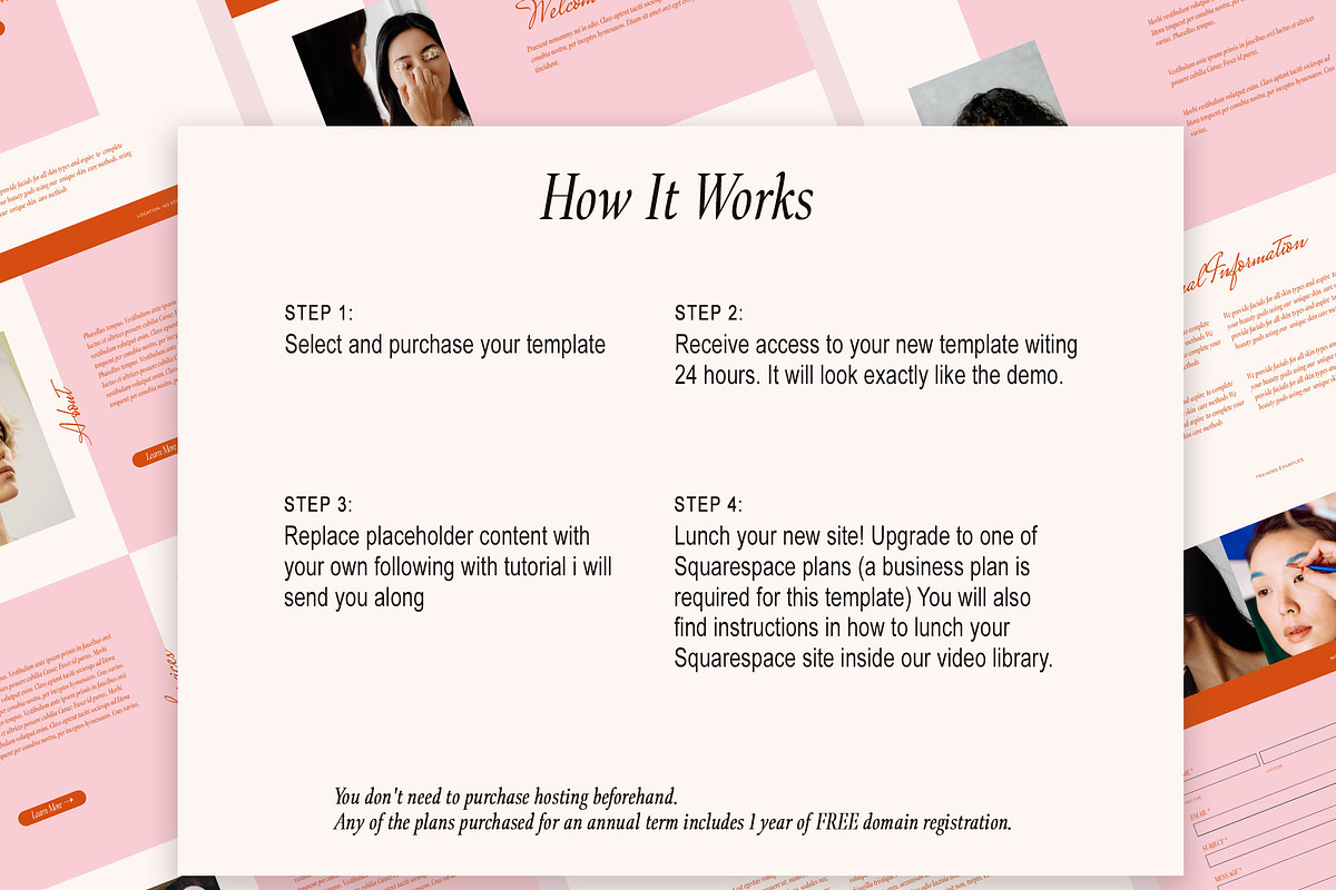 Squarespace 7.1 Website Template, a Landing Page Template by Kseniia_Design (Photo 11 of 11)