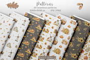 Autumn rustic watercolor - Fall set, an Illustration by Alisles (Thumbnail 5 of 12)