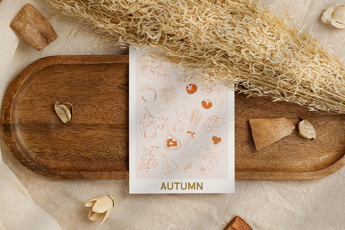 Slow Living. Fall posters collection, a Decorative Illustration by Mio Buono (Photo 10 of 13)