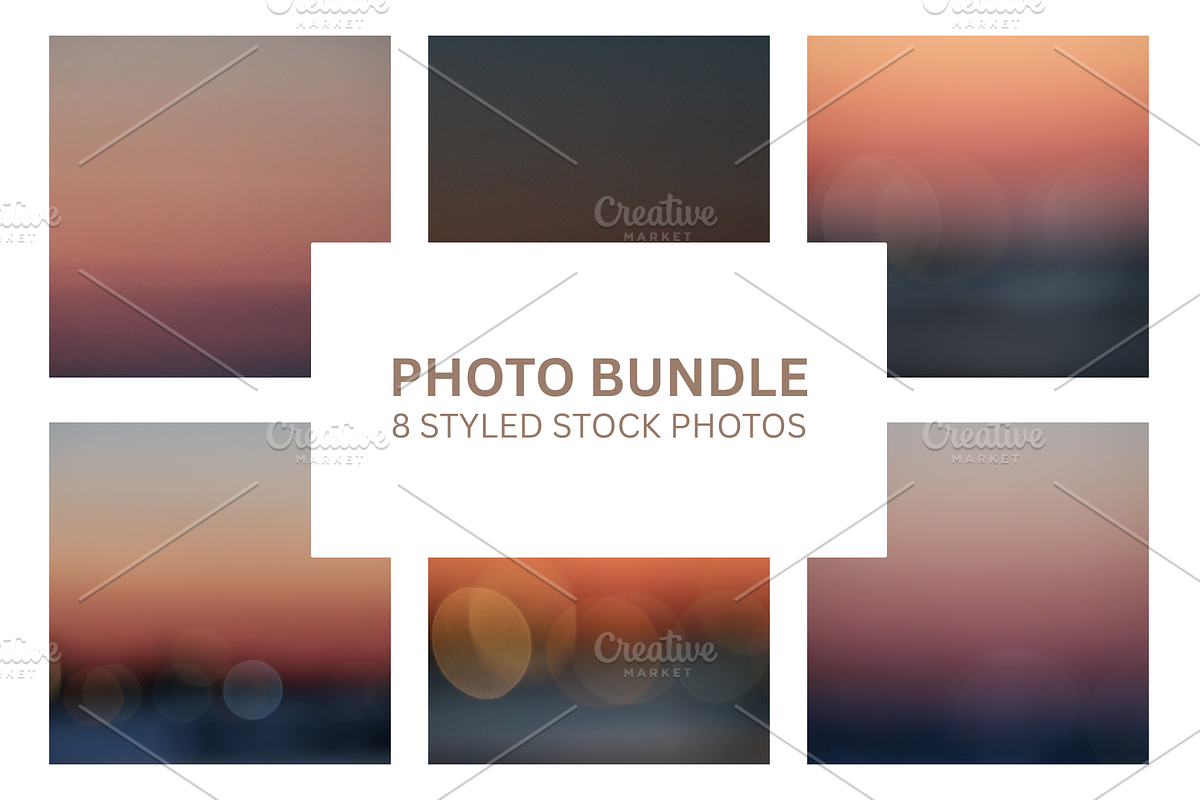 8 Dark Bokeh & Blurred Photo Bundle, a Background Photo by KL Designs (Photo 1 of 3)