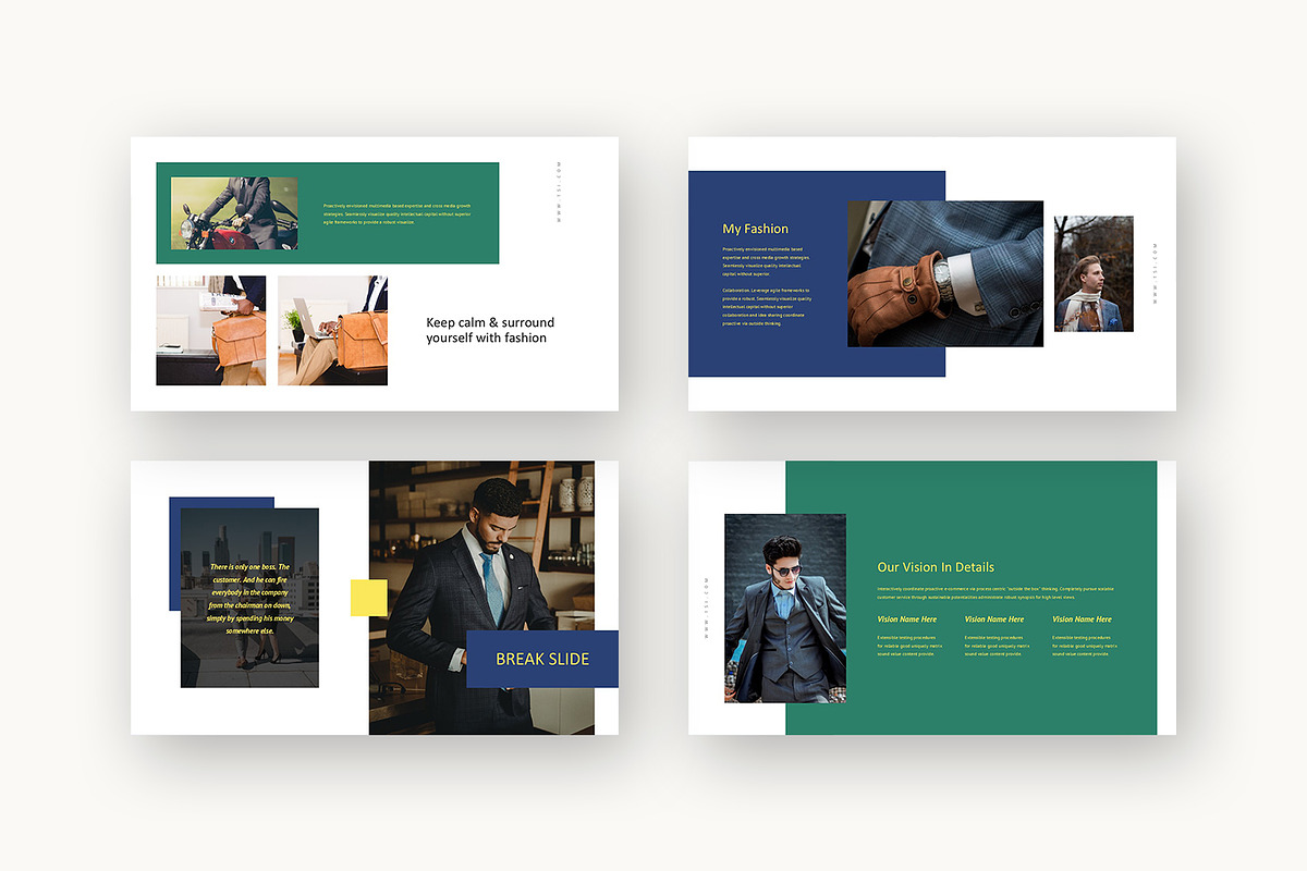 Tsi : Gentlemen Suit Keynote preview 5