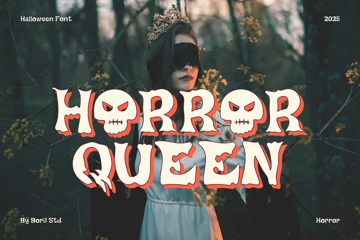 SCQORY - Halloween Horror Typeface, a Handwritten Font by Boril Std (Photo 3 of 10)