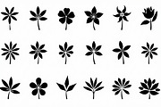 16 elegant black floral silhouettes, an Illustration by Amazin_art (Thumbnail 5 of 17)