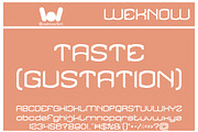Five Senses font, a Font by weknow (Thumbnail 6 of 9)