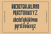 Jongres - Art Deco Geometric Display, a Serif Font by Nokturnal13 (Thumbnail 2 of 4)