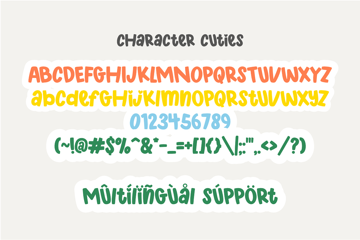Little Cuties - Playful Display Font, a Handwritten Font by SaktiAvellin (Photo 6 of 8)