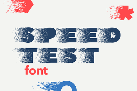 Speed Test font, a Script Font by kaer_shop
