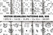 Seamless patterns background 80s, 90, a Pattern Graphic by Gurza SHOP (Thumbnail 1 of 3)