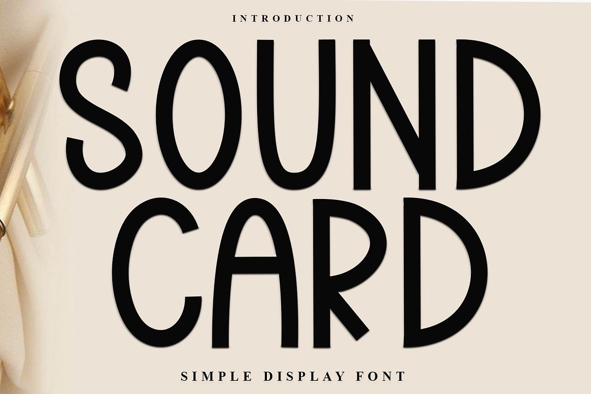 Sound Card, a Script Font by FreshTypeINK (Photo 1 of 7)