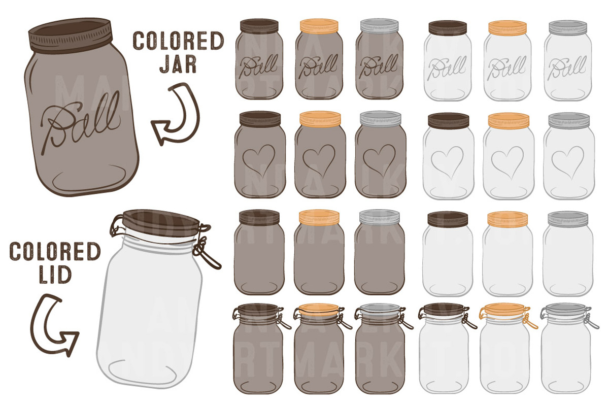 Chocolate Jar Vectors & Clipart, an Illustration by Amanda Ilkov (Photo 2 of 4)