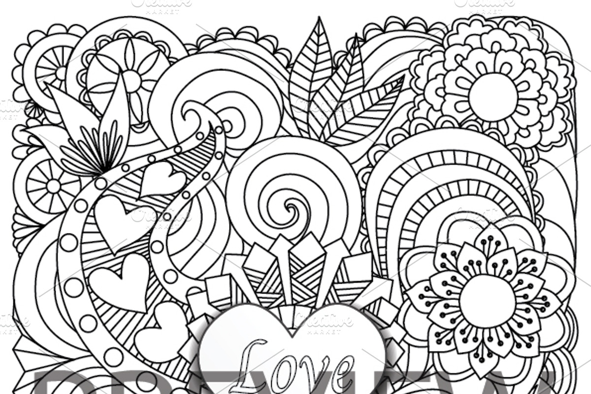 35 Valentine's coloring, an Animal Illustration by Somjai King (Photo 3 of 36)