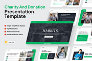 Charity And Donation Google Slide, a Presentation Template by SquidPixey (Thumbnail 1 of 6)
