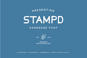 Stampd Hand Drawn Font