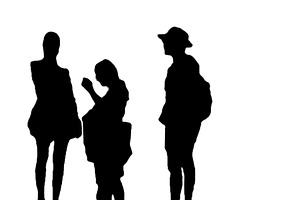 Isolated graphic of a group of three adult people, a Person Illustration by DanFLCreativo