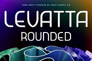 Levatta Rounded, a Sans Serif Font by Craft Supply Co. (Thumbnail 1 of 8)