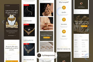 Luxgold - Jewellery Website