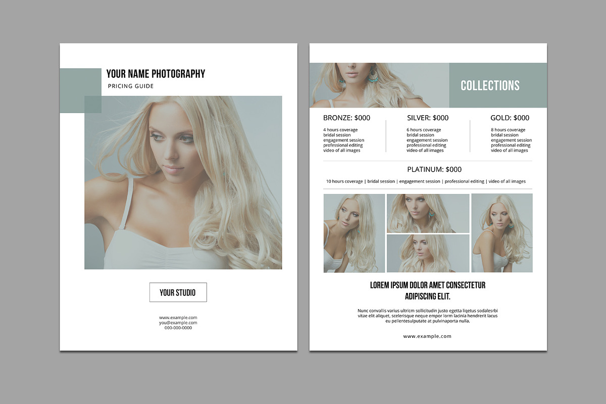 Markerting Set For Photographer-V03, a Brochure Template by Template Shop (Photo 5 of 7)