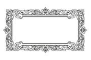 Vintage Rectangle Frame SVG Bundle, an Illustration by Designs_River (Thumbnail 18 of 31)