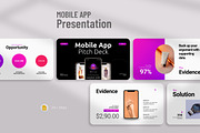 Mobile App Pitch Deck Presentation, a Presentation Template by KreateTribe (Thumbnail 4 of 5)