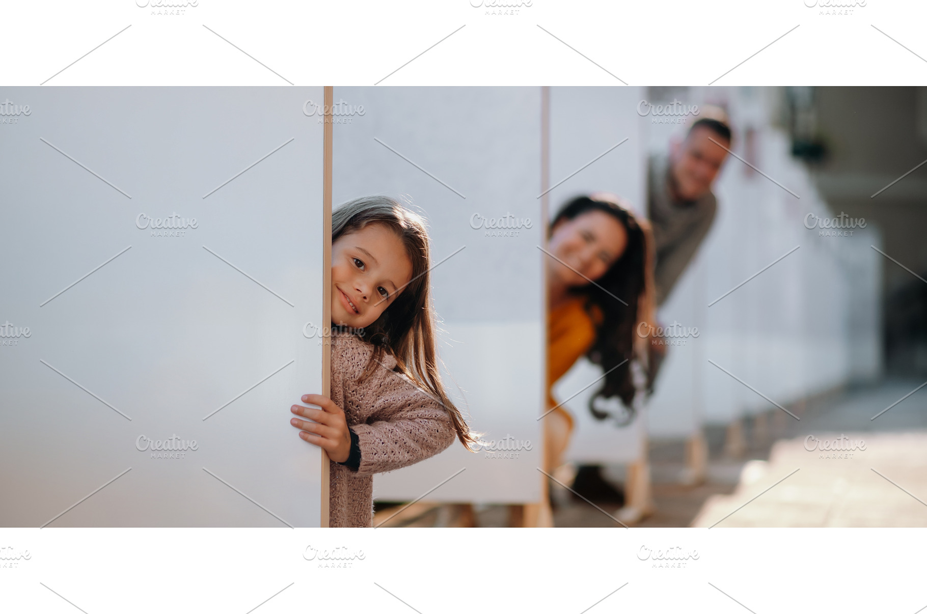 Potrait of girl with family having, a Person Photo by HalfPoint