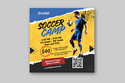 Canva Soccer Camp Flyer Template, a Flyer Template by antyalias store (Thumbnail 4 of 5)