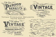 Vintage Typographic Ornaments, an Object Graphic by G7 (Thumbnail 1 of 5)