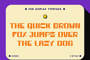 Bufs Display Font, a Sans Serif Font by Koplexs Studio (Thumbnail 5 of 12)