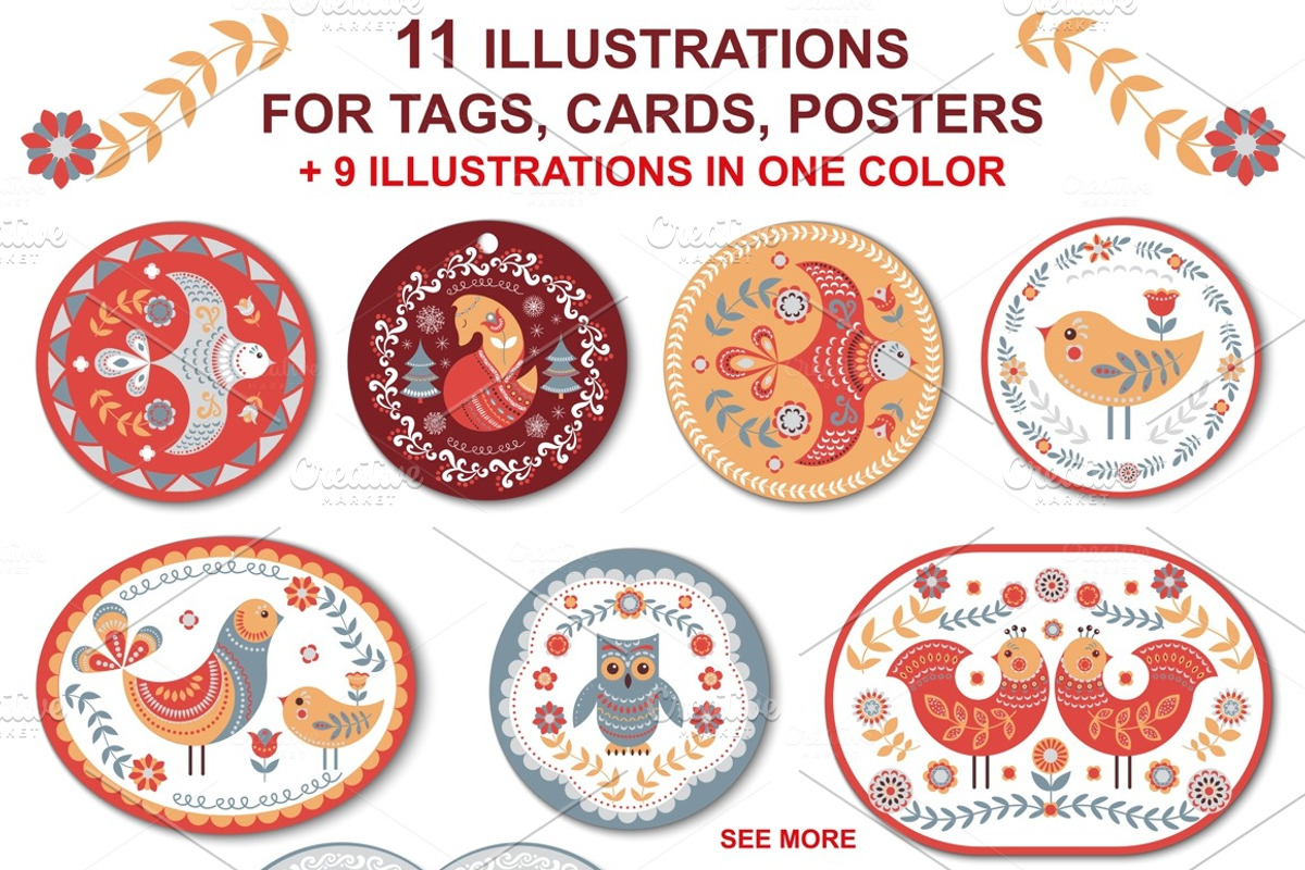 Scandinavian Tale, a Decorative Illustration by Irina Skaska (Photo 10 of 12)