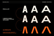 Gearlong – 3 Width Modern Sans Font, a Sans Serif Font by Drizy (Thumbnail 3 of 10)