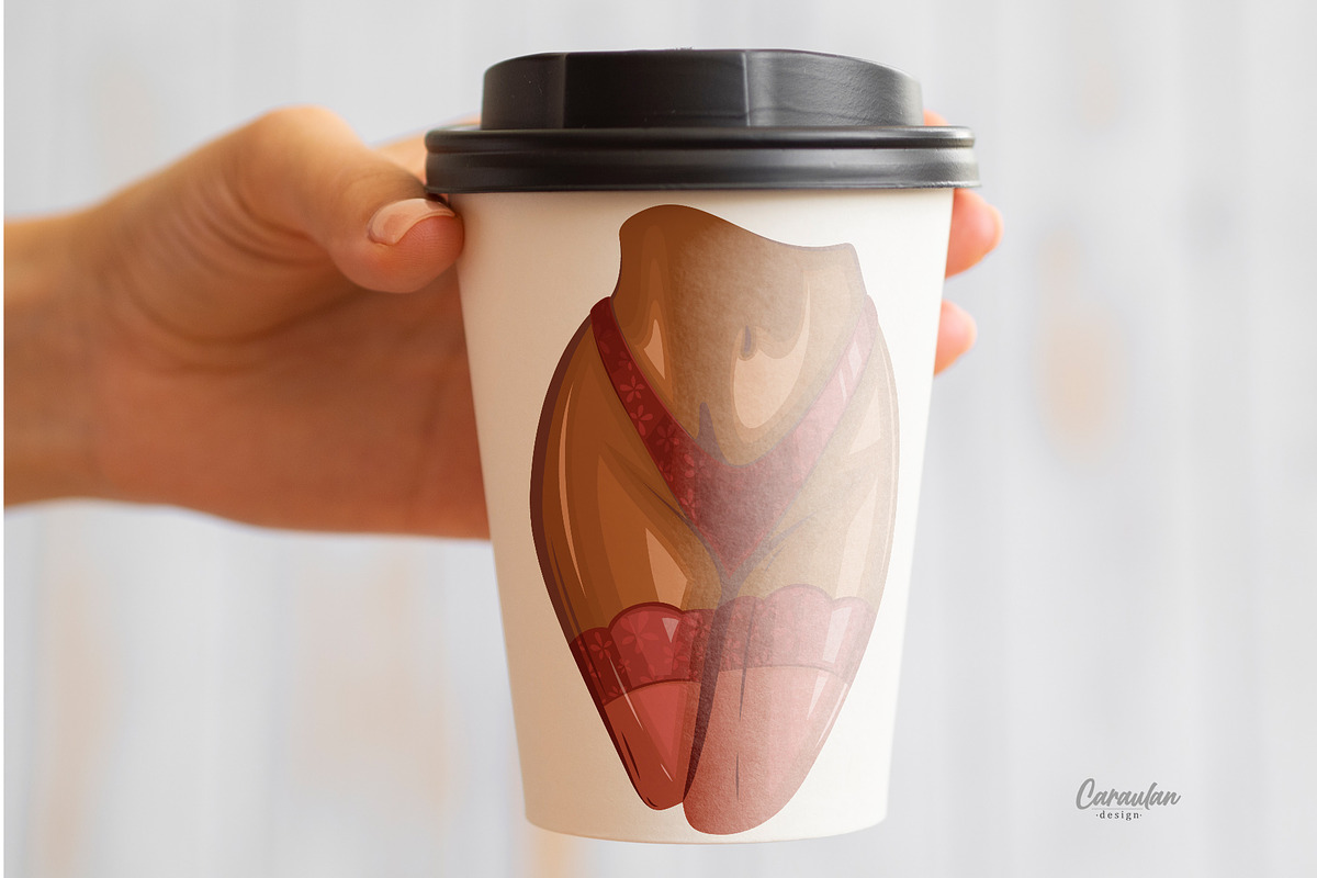 Elegant Female Body Illustrations, a Person Illustration by Serghei Caraulan (Photo 7 of 15)