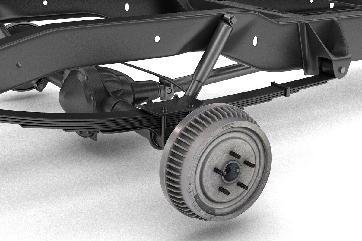 PICKUP TRUCK CHASSIS 2WD, a Cars & Vehicle 3D Model by NNAVAS 3D (Photo 4 of 18)