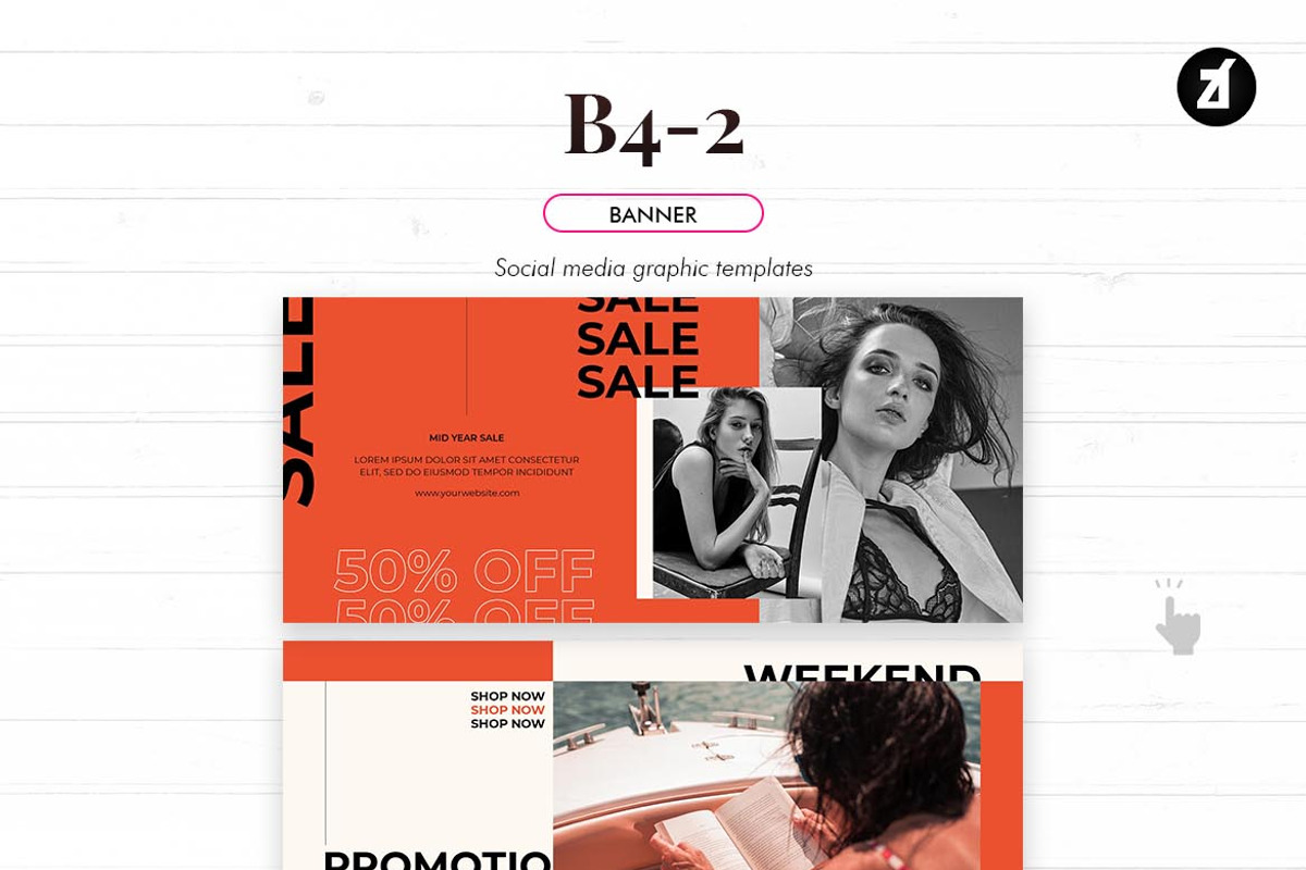 B4-2 Social media template, a Social Media Template by Chanut is industries (Photo 10 of 11)