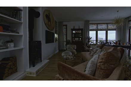 Luxurious interior of living room in, a Beauty & Fashion Photo by Media Whale Stock