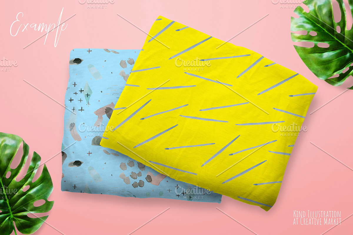 Two Fabric Mockup, a Product Mockup by ⚞ Kind Illustration ⚟ (Photo 3 of 5)