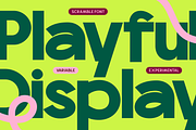 Scramble - Experimental Sans Family, a Sans Serif Font by agnyhasyastudio (Thumbnail 2 of 17)