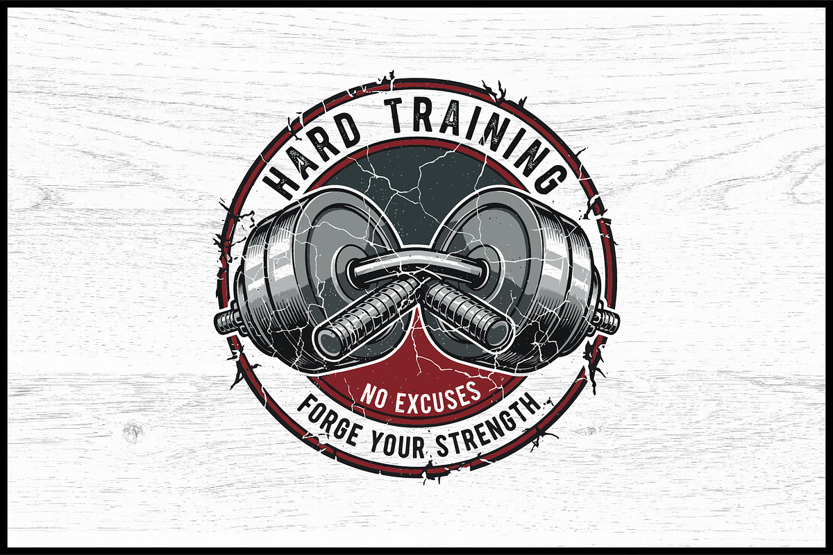 10 Power Gym Logo Badge Bundle, a Sport Illustration by Artivon (Photo 10 of 10)